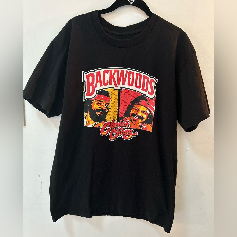 BACKWOODS Cheech & Chong Graphic T-Shirt Size Large